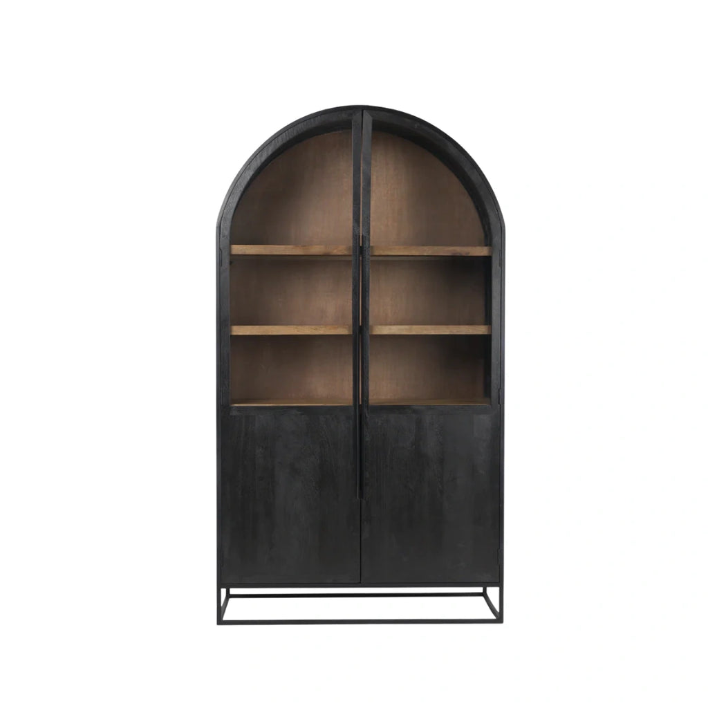 Noirva Arched Display Cabinet