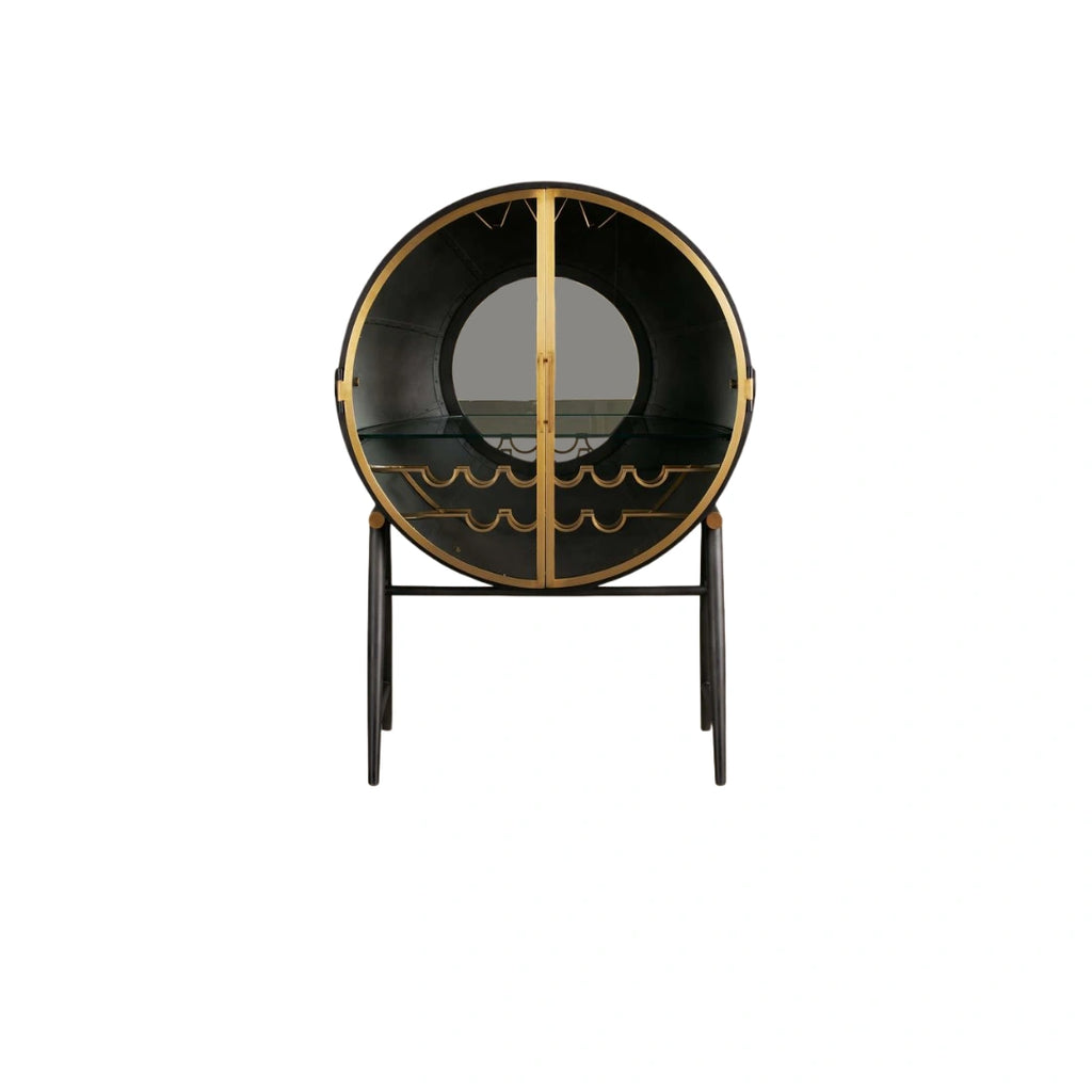 Orbis Circular Bar Cabinet