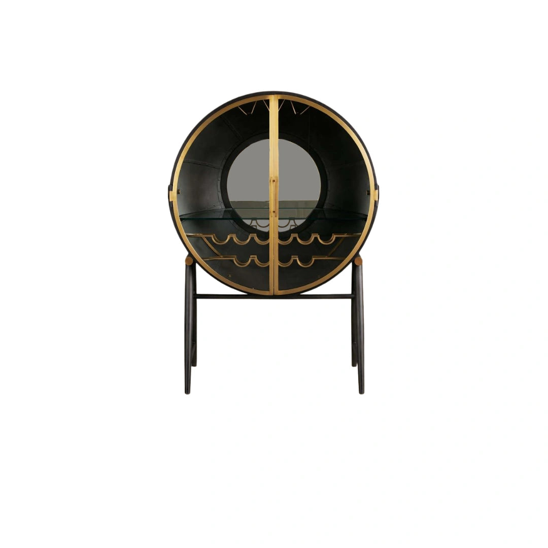 Orbis Circular Bar Cabinet