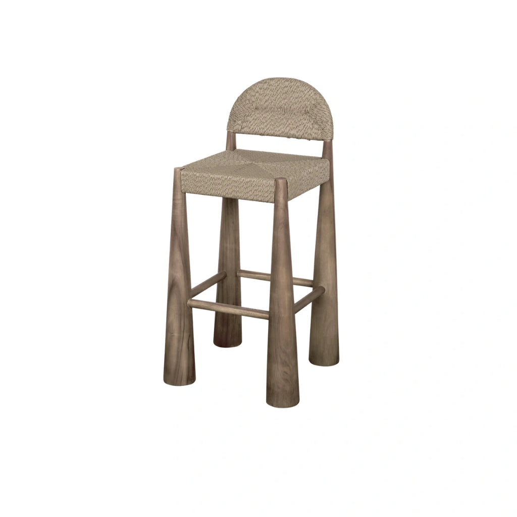 Kora Arched Rattan Bar Stool