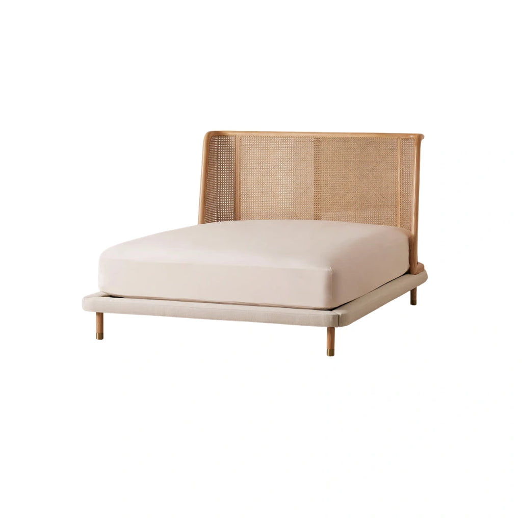 Alora Cane Platform Bed