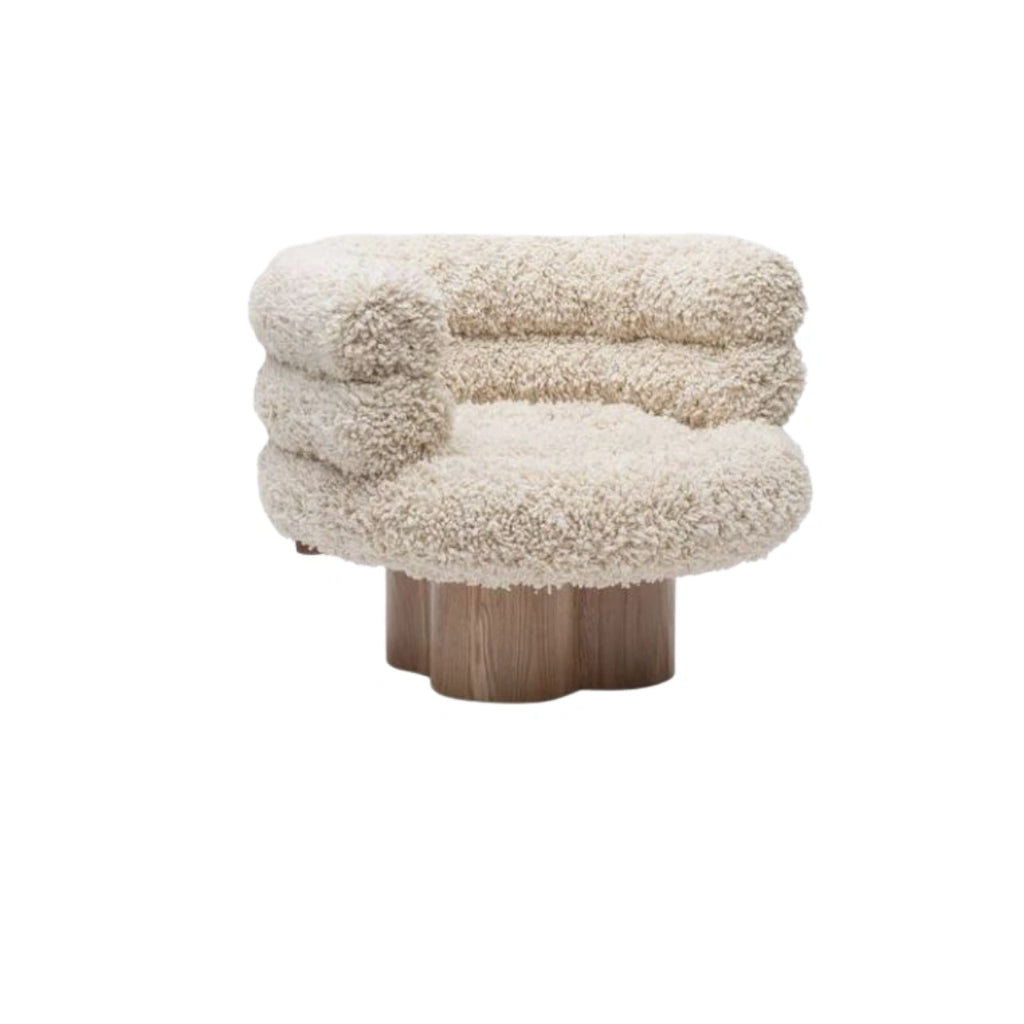Nola Layered Bouclé Accent Chair
