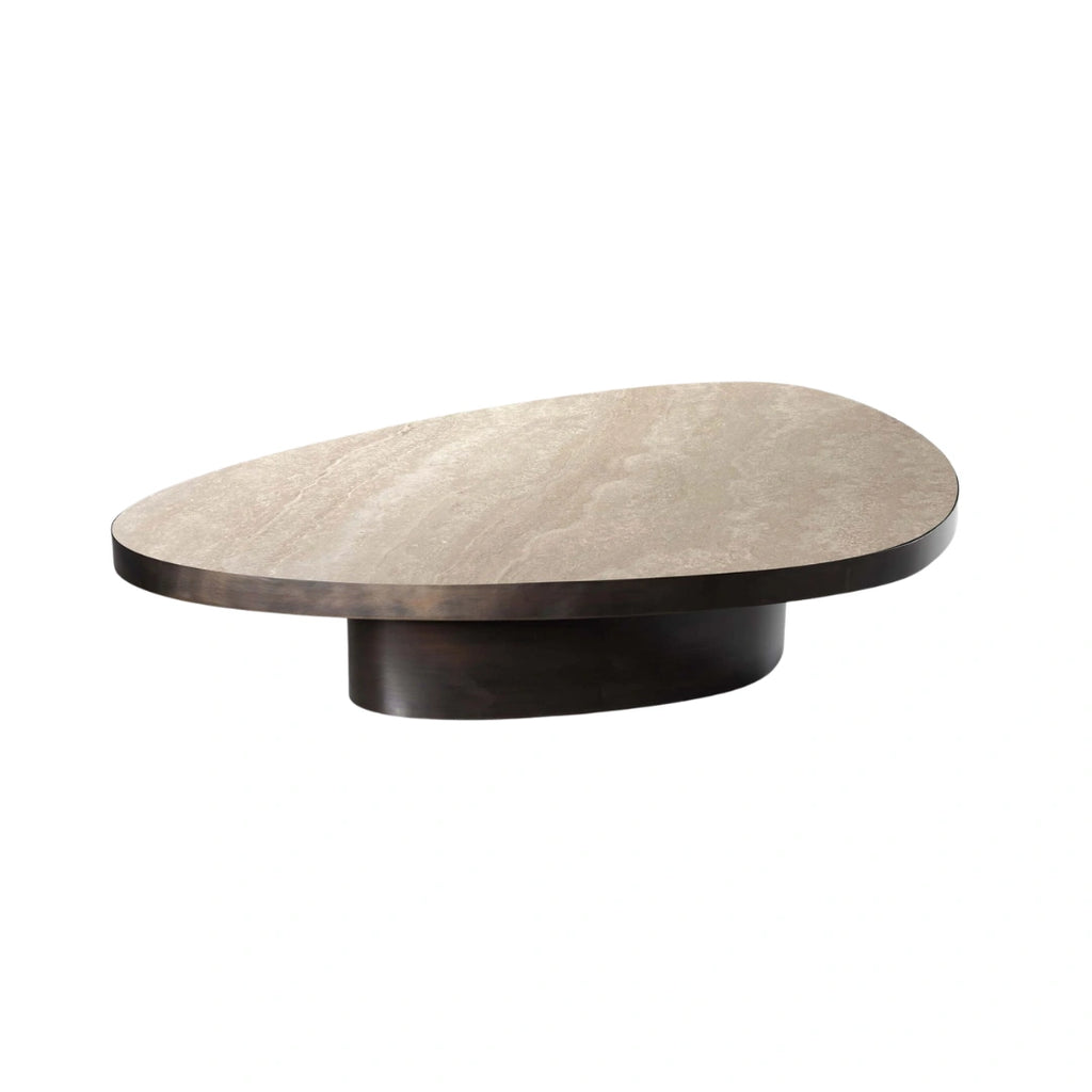 Torin Stone Round Coffee Table