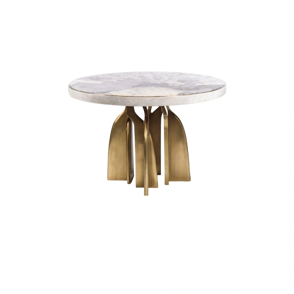 Aveline Round Marble Dining Table