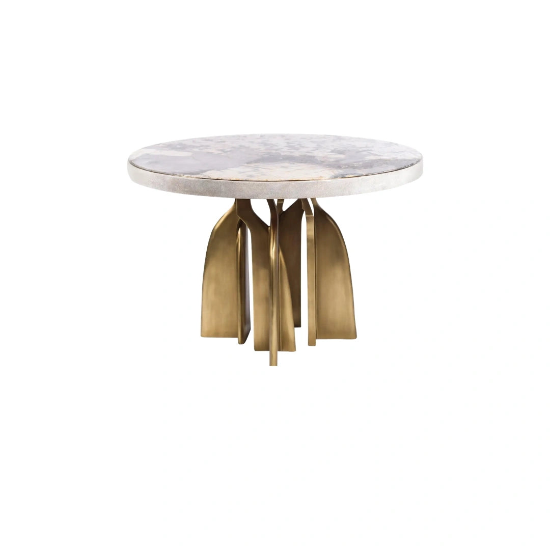 Aveline Round Marble Coffee Table