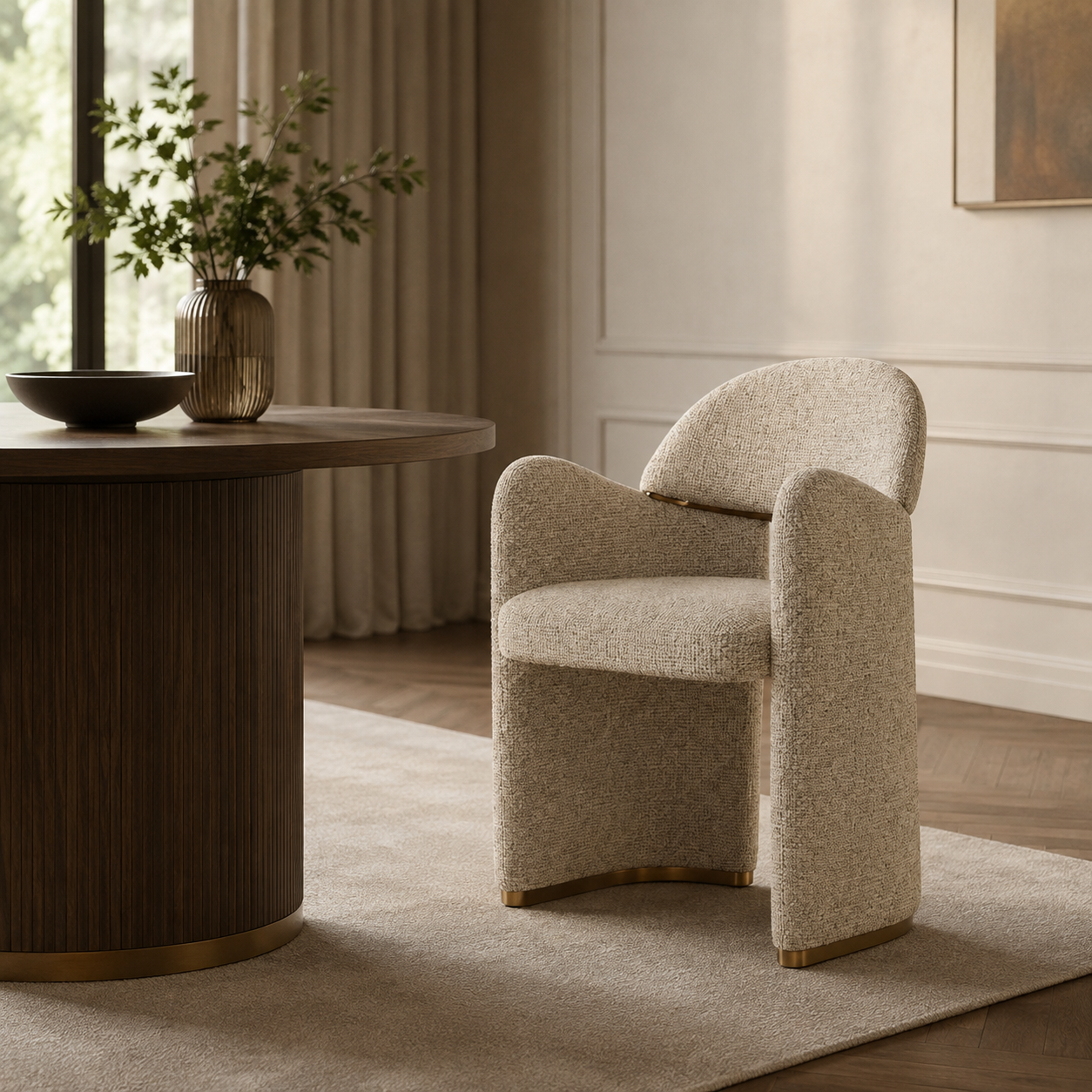 Alvara Bouclé Armchair