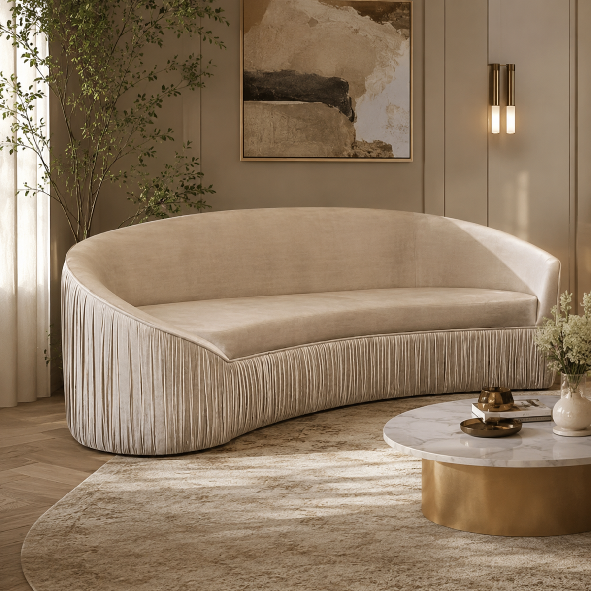 Amara Curved Sofa