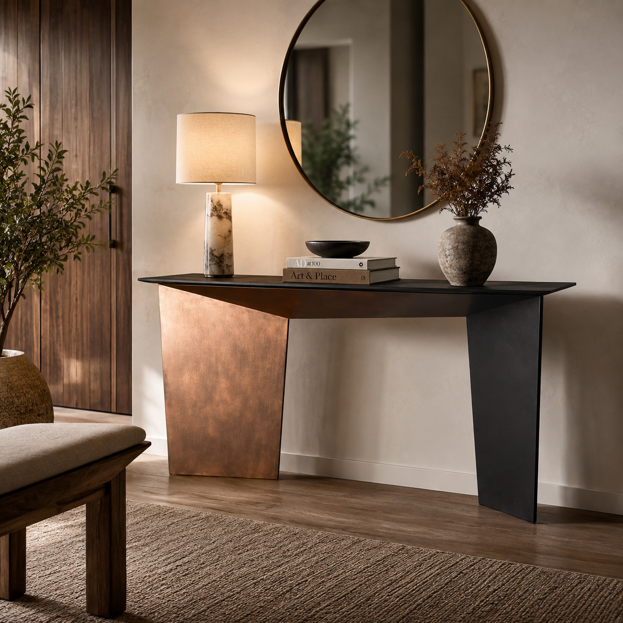 Asymmetra Console Table