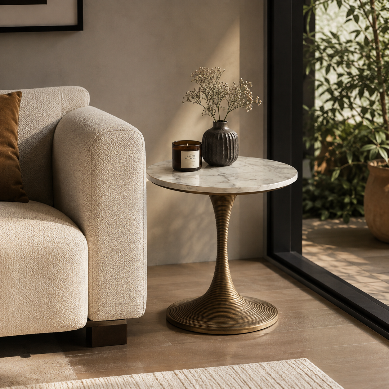 Aurelle Round Side Table