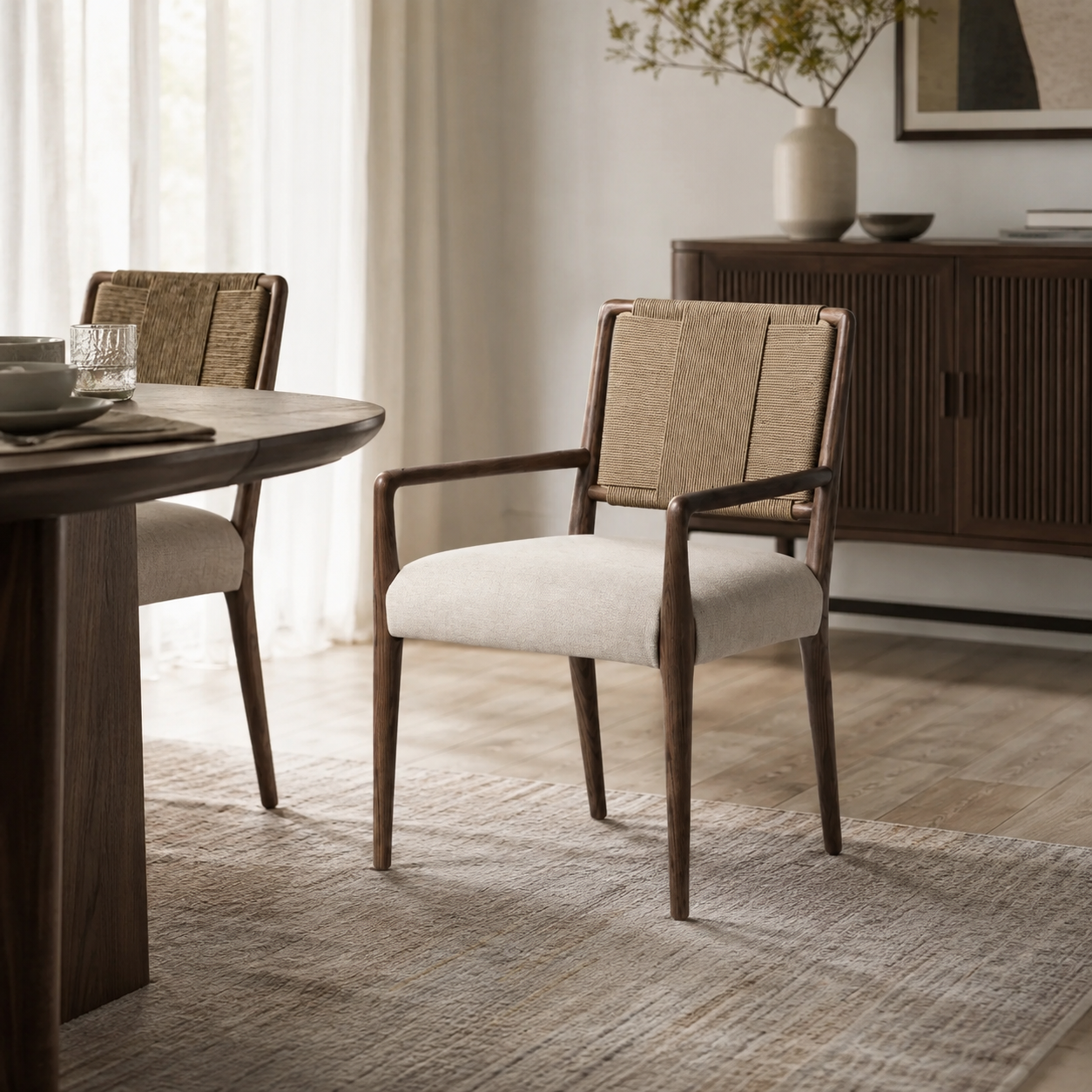 Ivara Caneback Dining Armchair