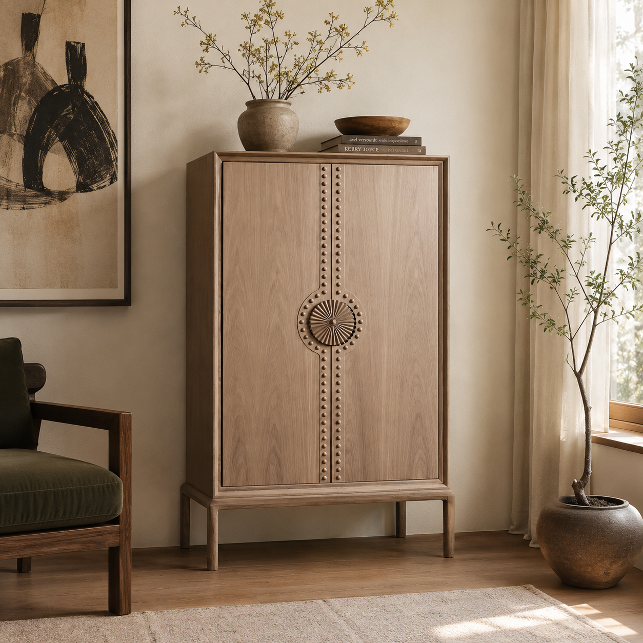 Maren Tall Two-Door Cabinet