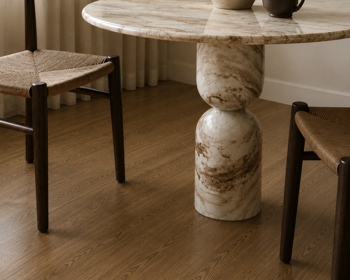 Marin Hourglass Dining Table