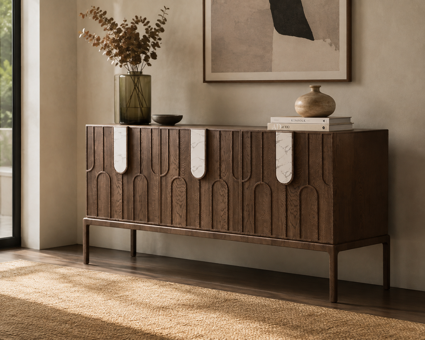 Marisol Carved Inlay Sideboard