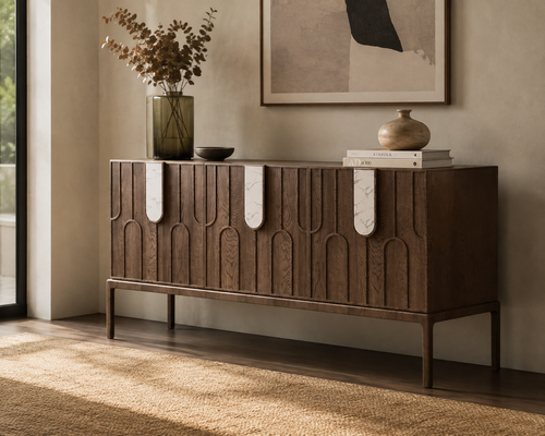 Marisol Carved Inlay Sideboard