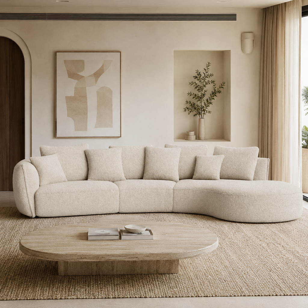 Marisol Curved Sectional Sofa