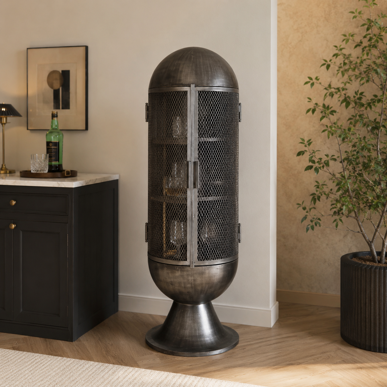 Marlo Capsule Display Cabinet