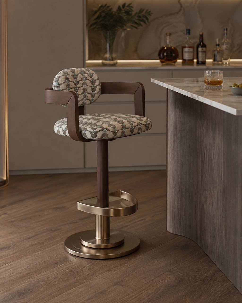 Marlo Swivel Bar Stool