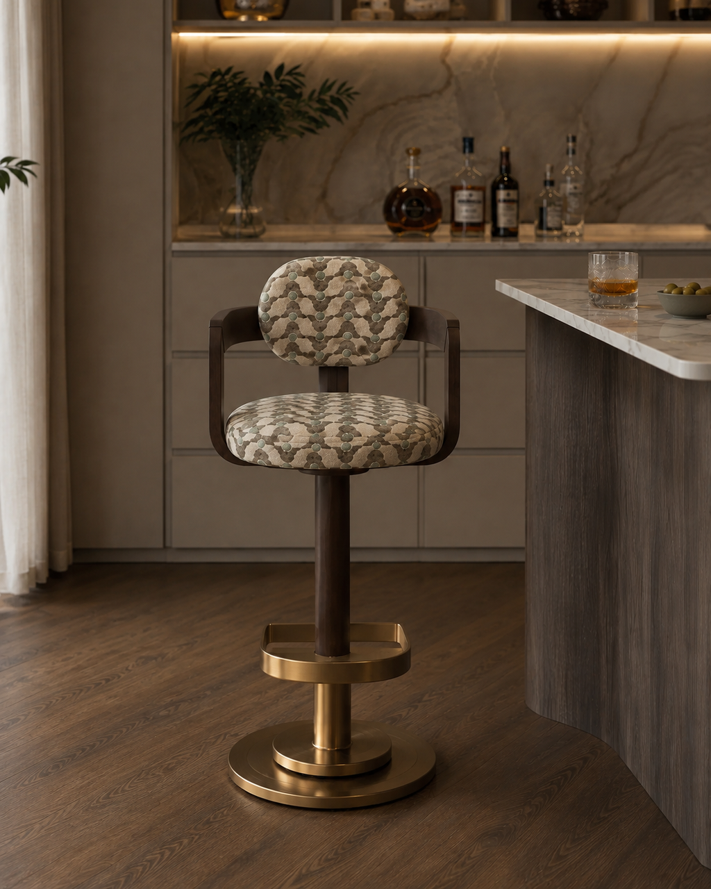 Marlo Swivel Bar Stool