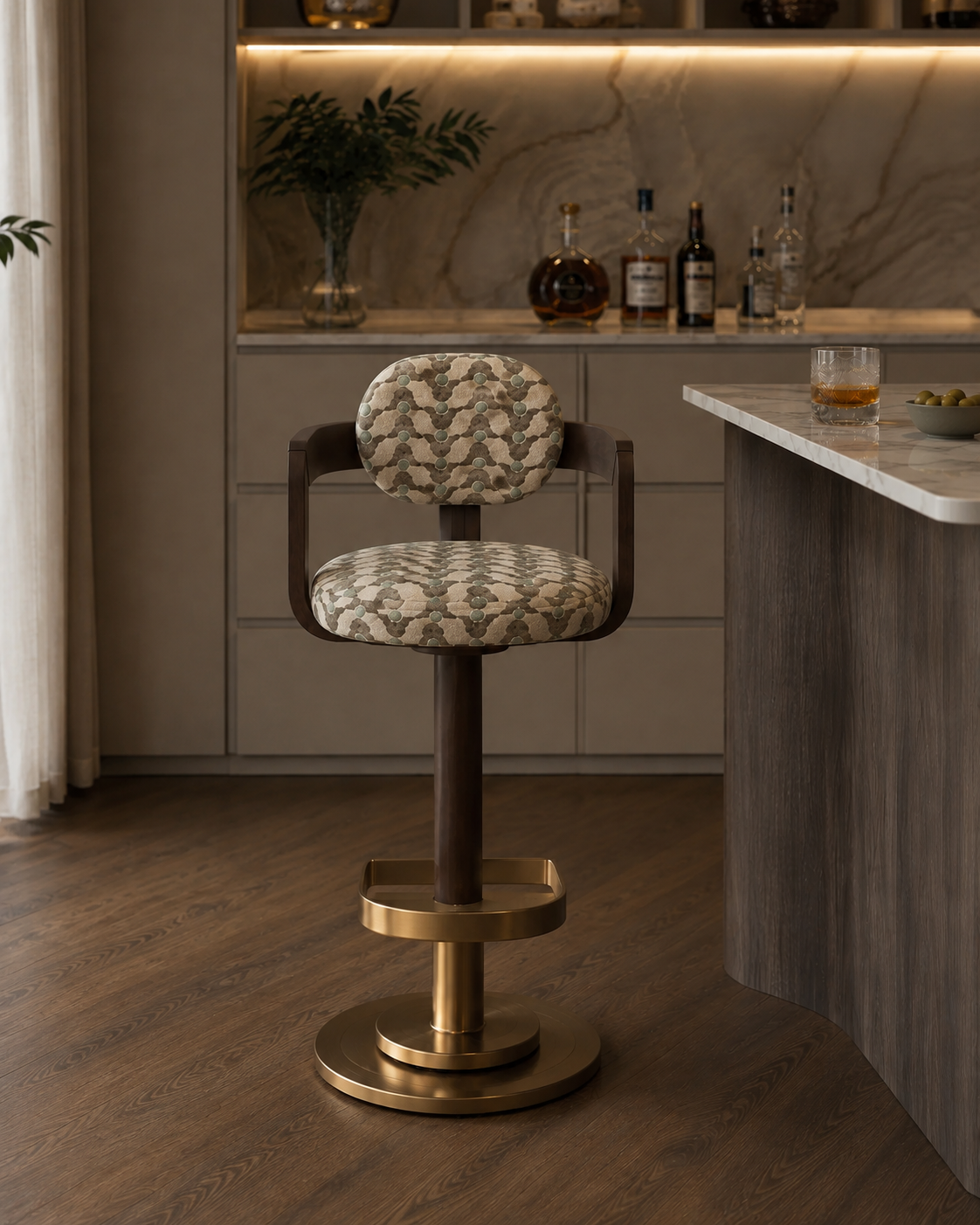Marlo Swivel Bar Stool
