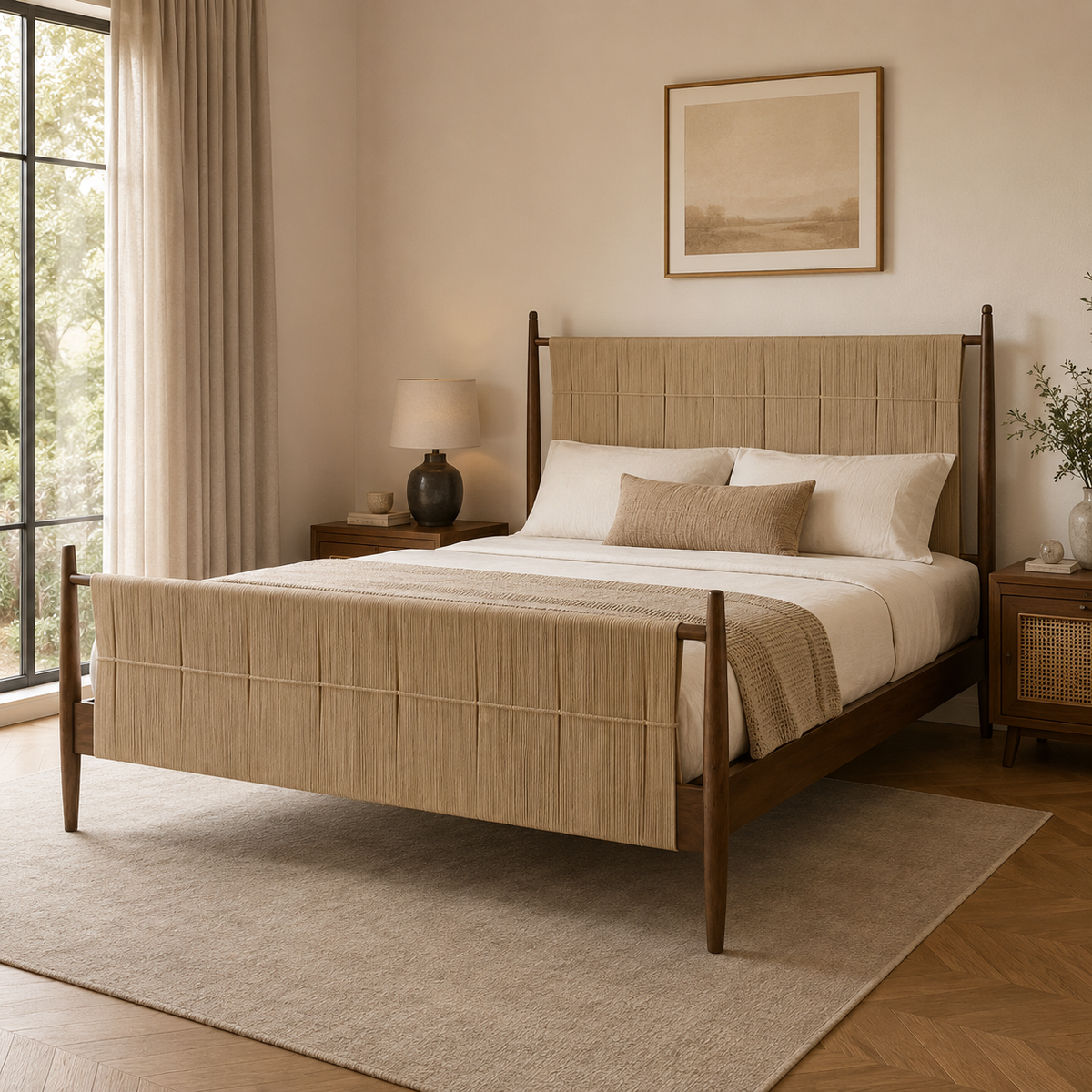 Marlo Woven Jute Bed
