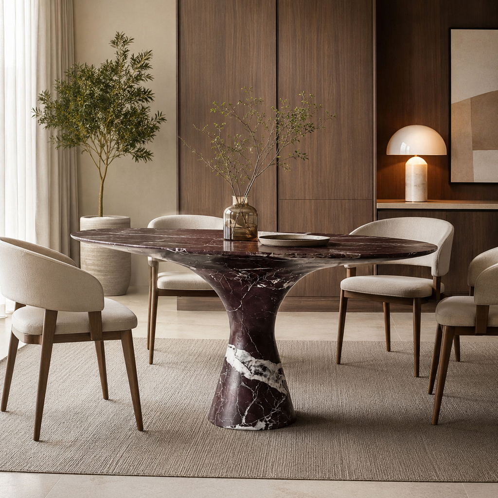 Nero Pedestal Dining Table