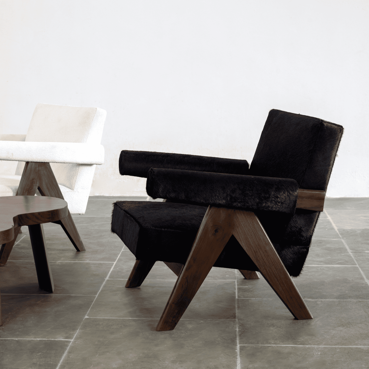 PJ 56 Fabric Arm Lounge Chair