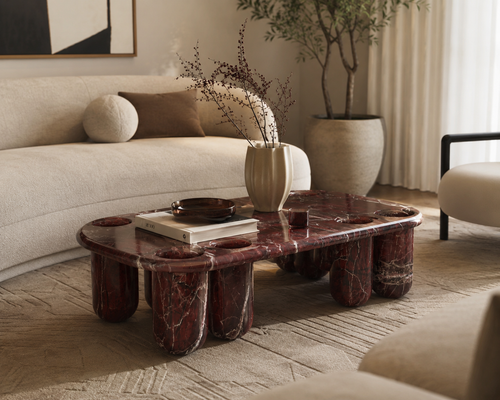 Rossa Marble Coffee Table