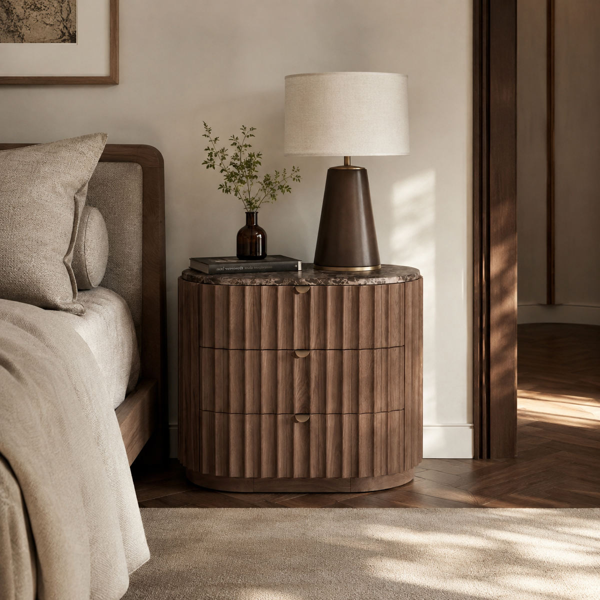 Solen Fluted Chest