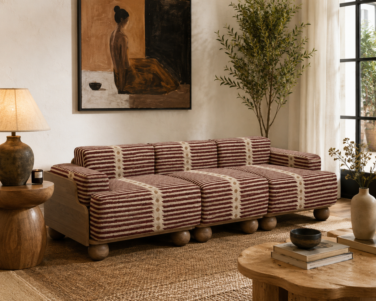 Striata Bolster Sofa
