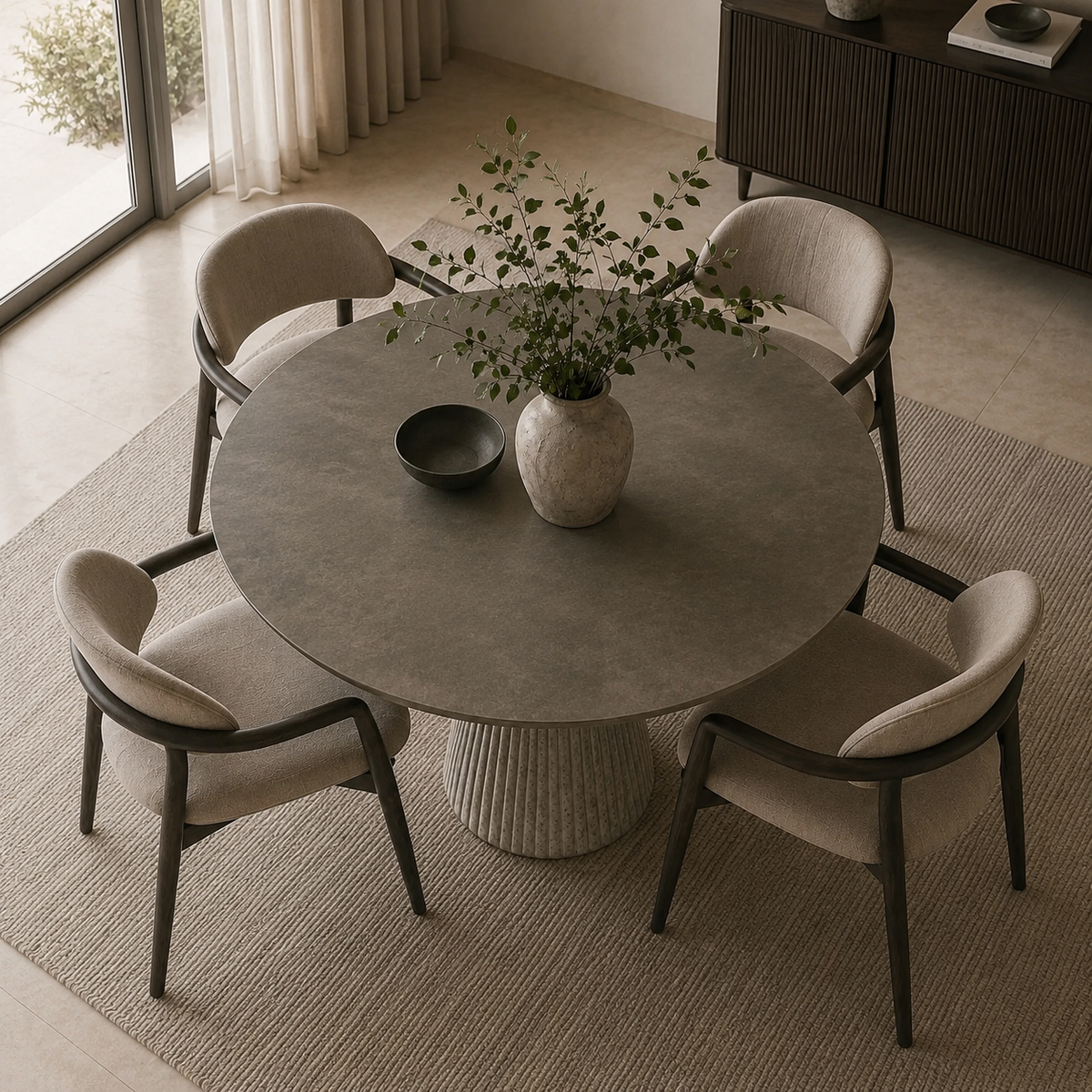 Trevon Round Dining Table