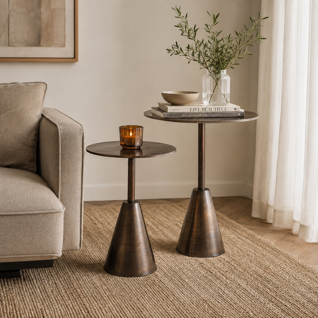 Vellora Marble Side Tables
