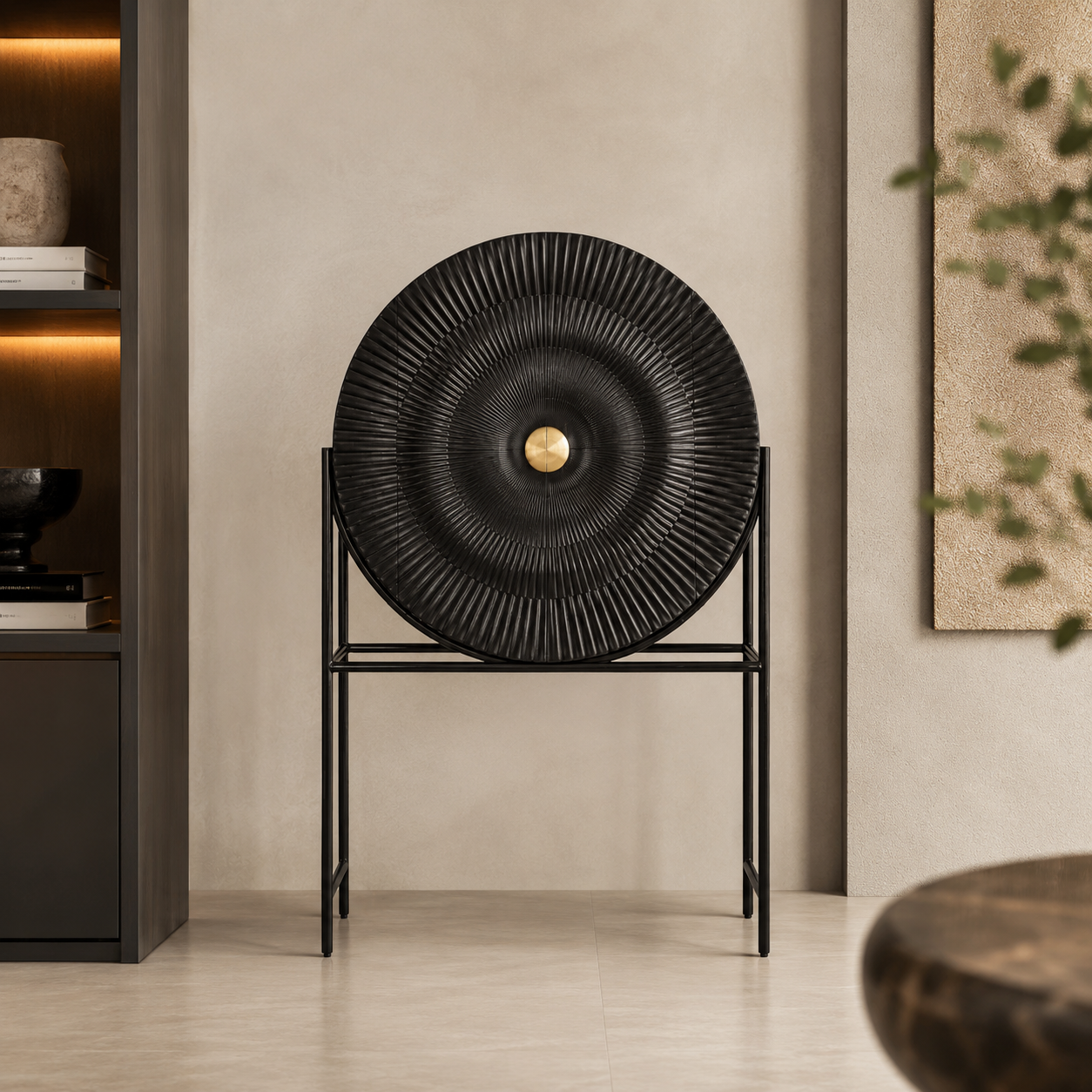Vesper Circular Cabinet