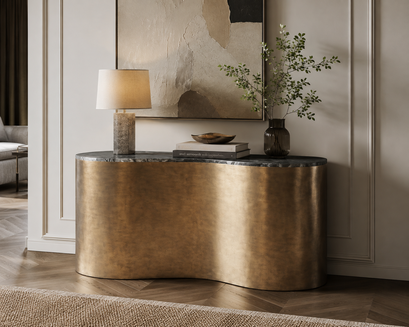 Wave-Form Side Table